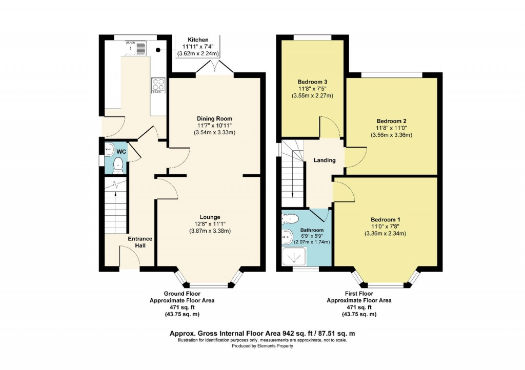 Floorplans For Gardner Avenue, Uplands, Bristol