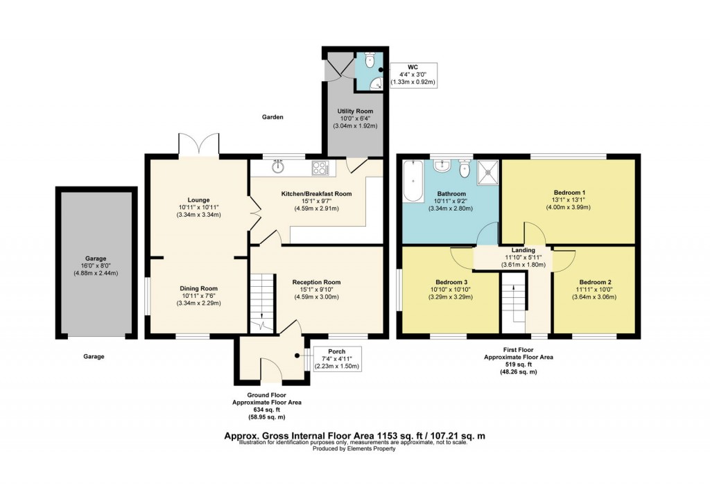 Floorplans For Bishopsworth Road, Bedminster Down, Bristol