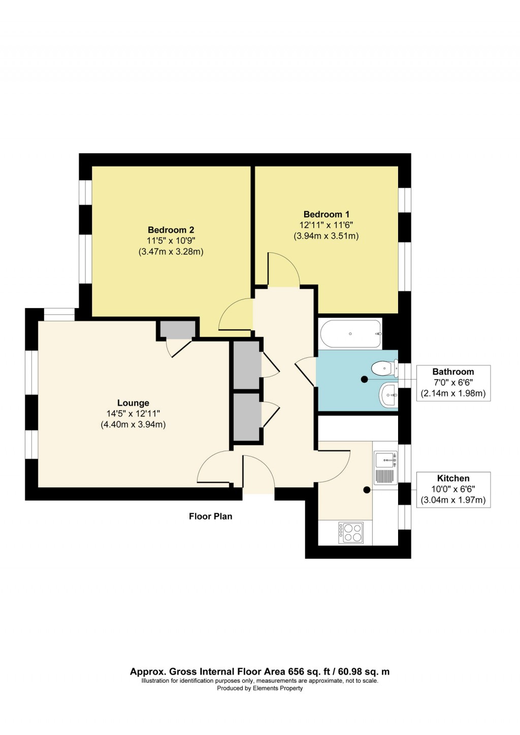 Floorplans For Hengrove Way, Bristol