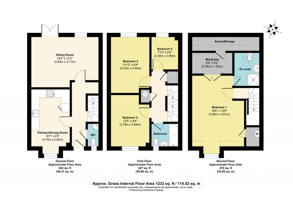 Floorplans For Eighteen Acre Drive, Patchway, Bristol, BS34