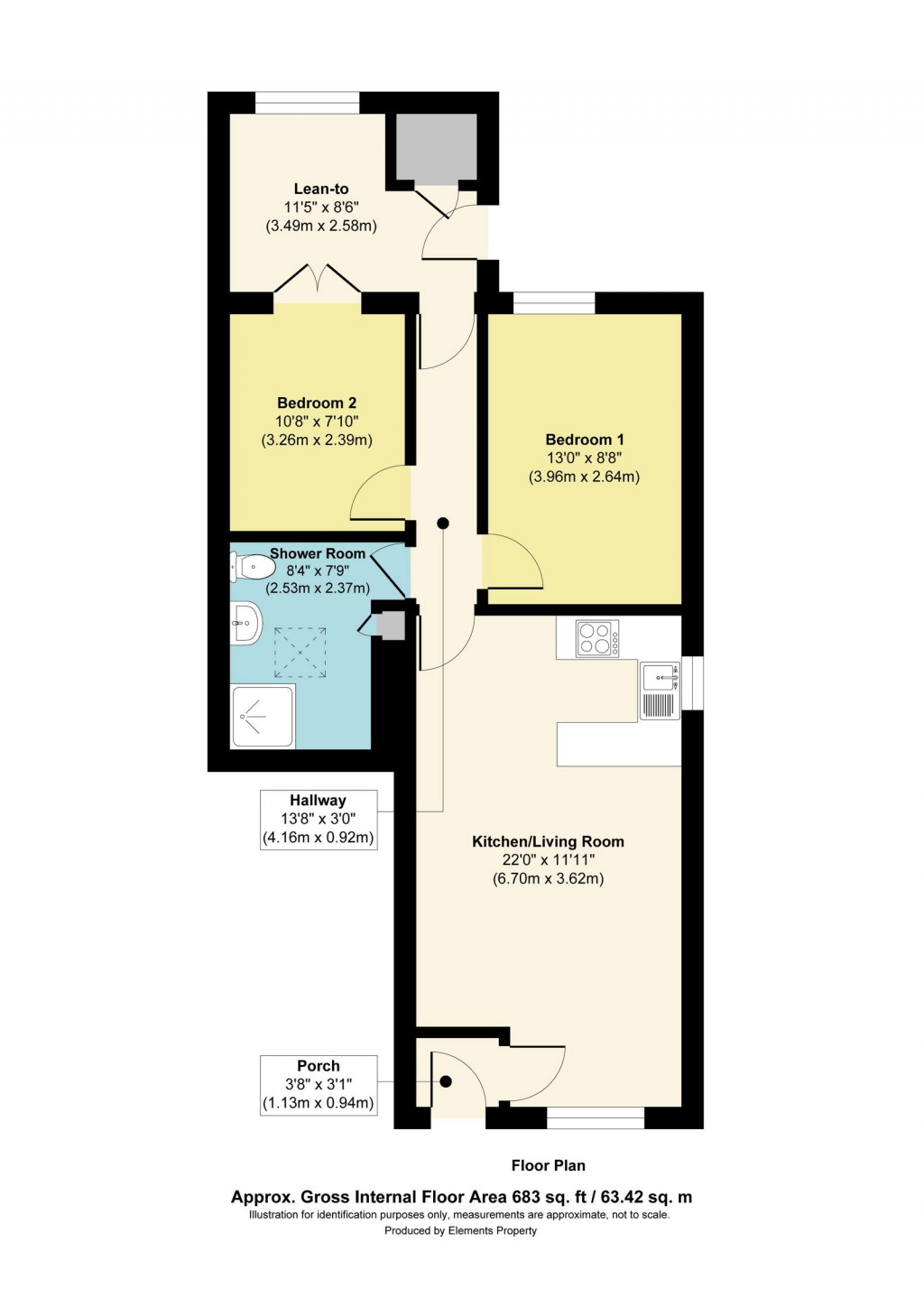 Floorplans For The Paddock, Portishead, BS20