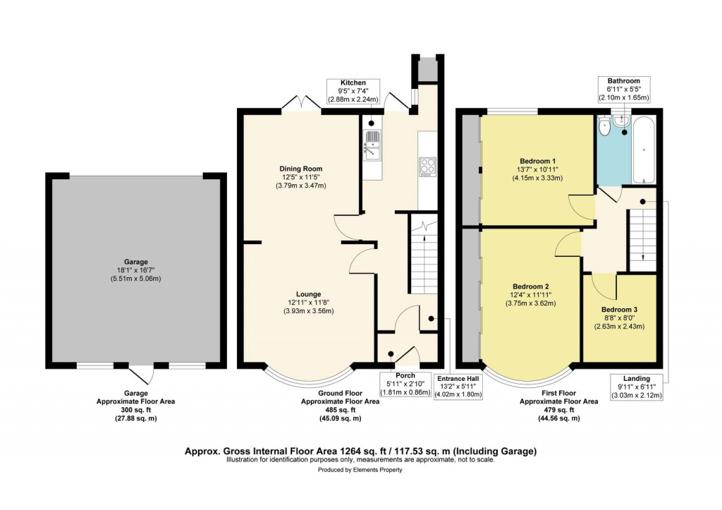 Floorplans For Aylesbury Crescent, Bedminster, Bristol, BS3