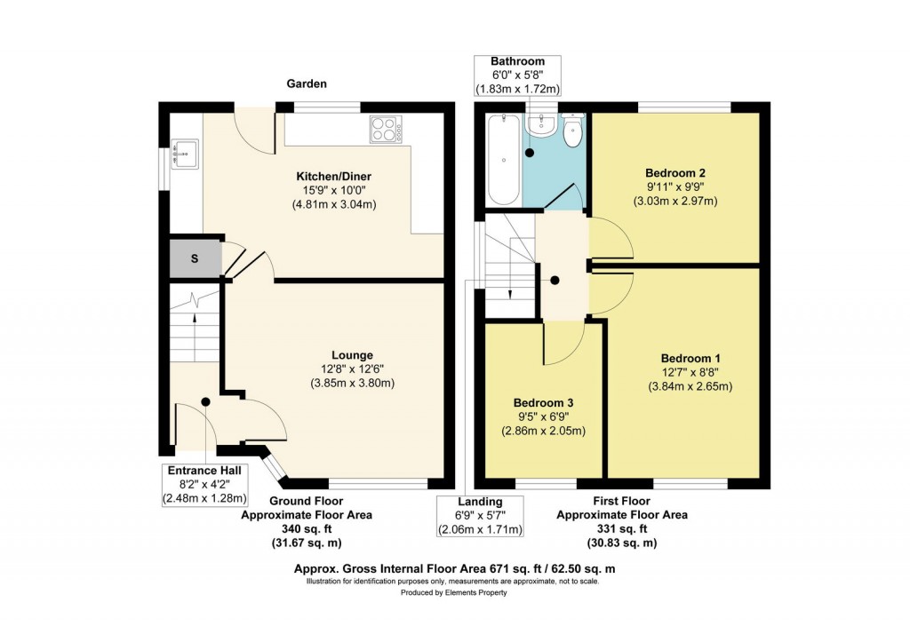 Floorplans For Trevenna Road, Ashton Vale, Bristol, BS3