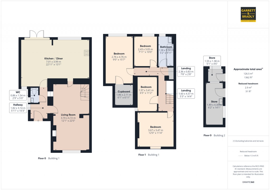 Floorplans For Catbrain Hill, Bristol, BS10