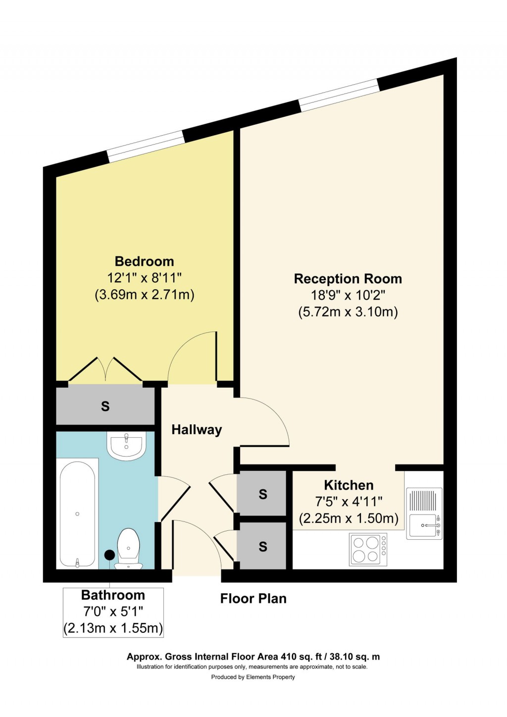 Floorplans For Cannon Street, Bedminster, Bristol